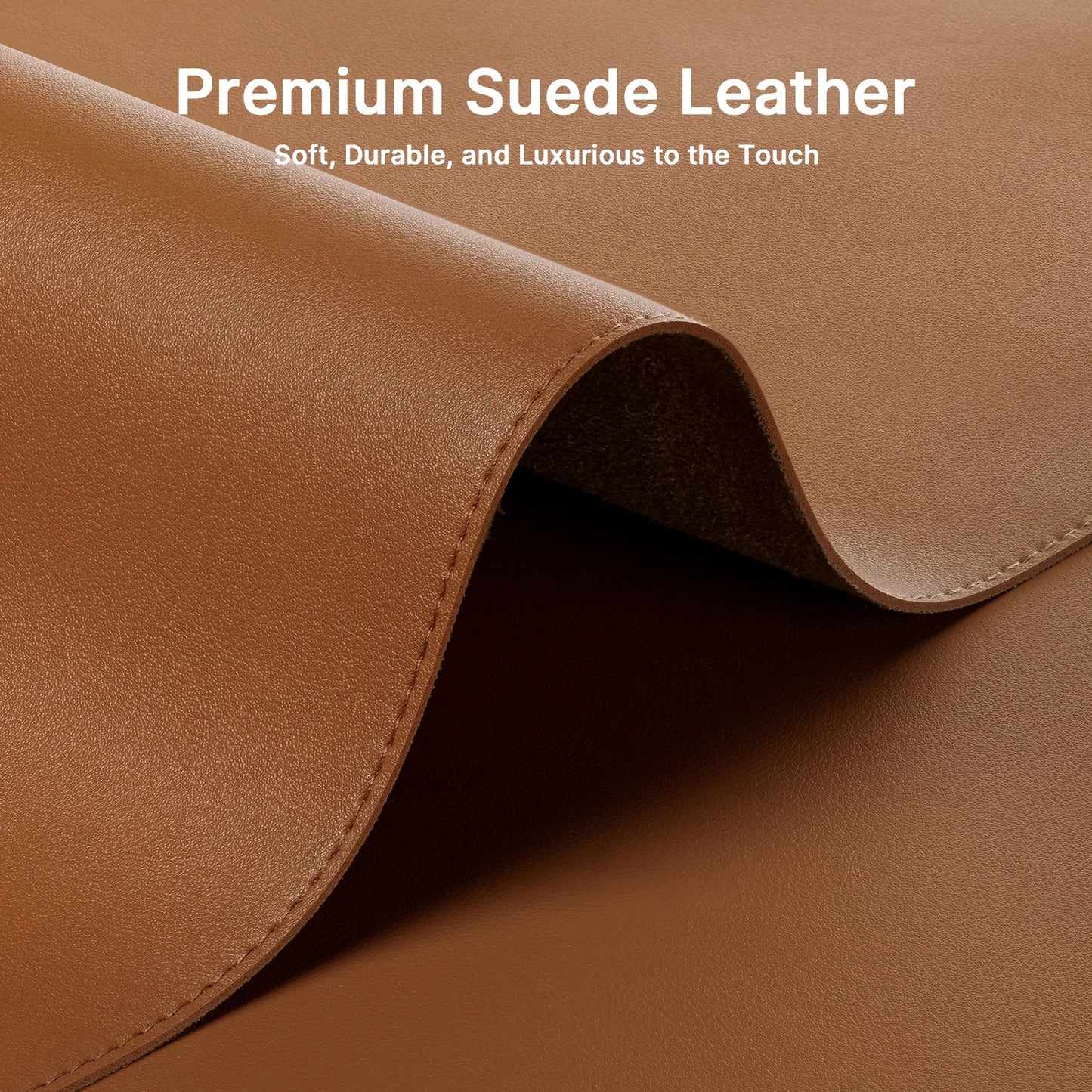 esk Pad Protector, Mouse Pad, Office Desk Mat, Non-Slip with Stitched Edges PU Leather Desk Blotter for Office Home School
