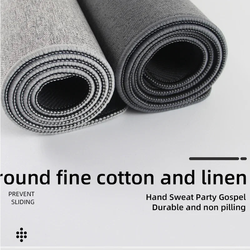 Cotton and Linen Rubber XXL Mouse Pad Gaming MousePad Large Desk Mat Gaming PC Desk Mat Keyboard Pad Computer